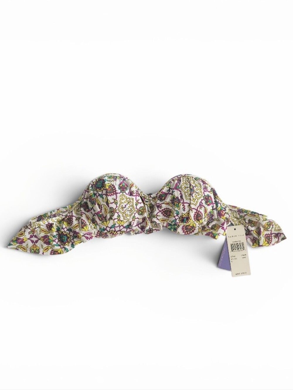Radio Fiji Dharma Floral Bra Bathing Suit Top Size Small